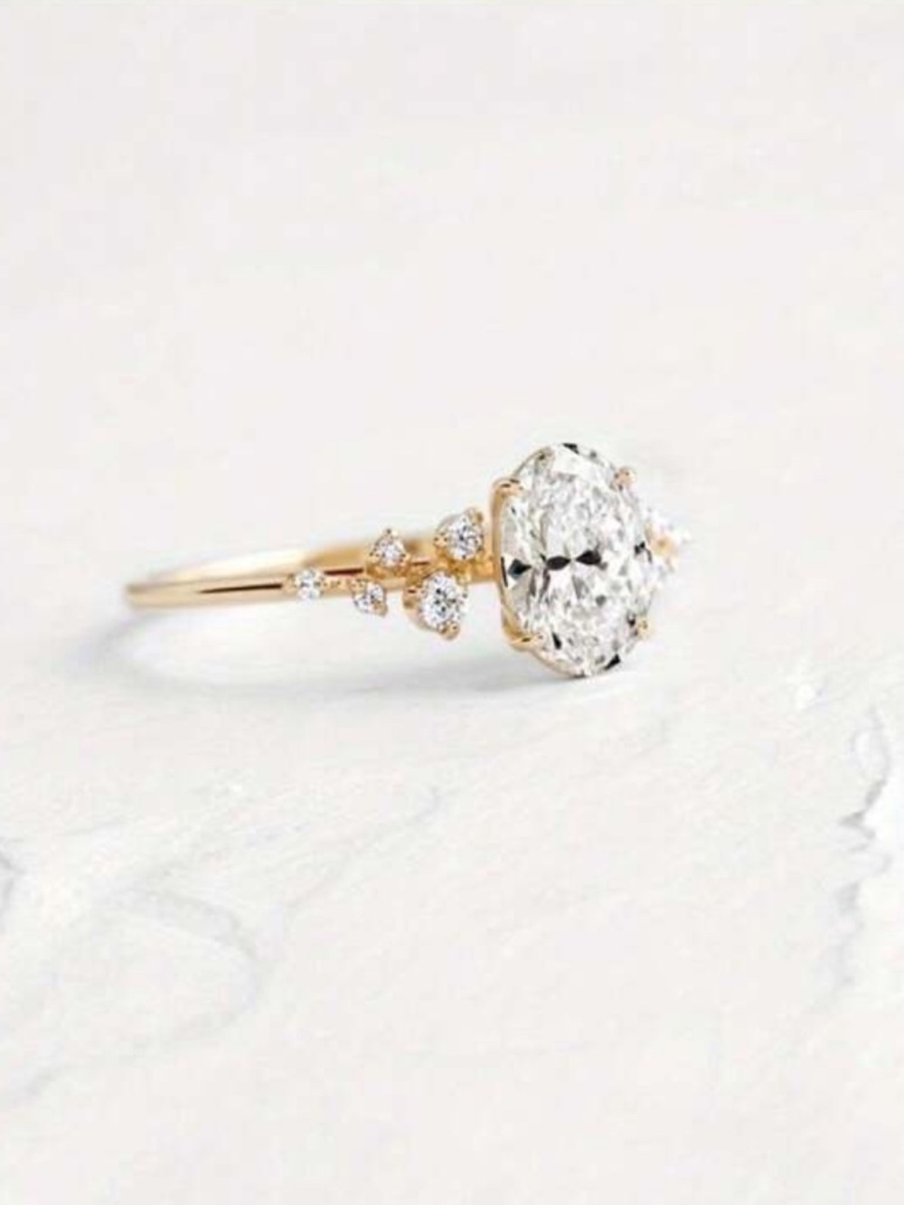 Gold ring set - Picture 2 of 2